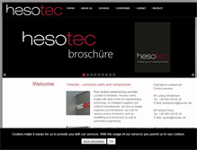Tablet Screenshot of hesotec.de